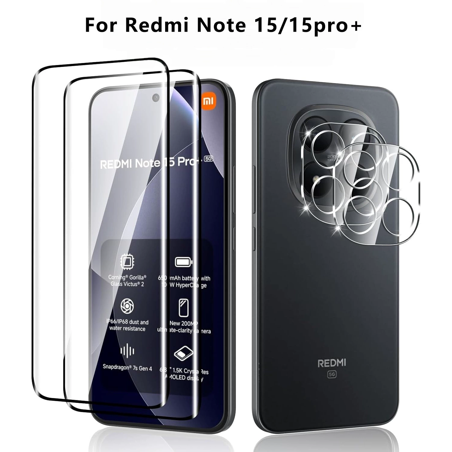 Подходит для Redmi NOTE15pro+ изогнутая полная наклейка защитная пленка Redmi Note15 edge клей HD защитная пленка