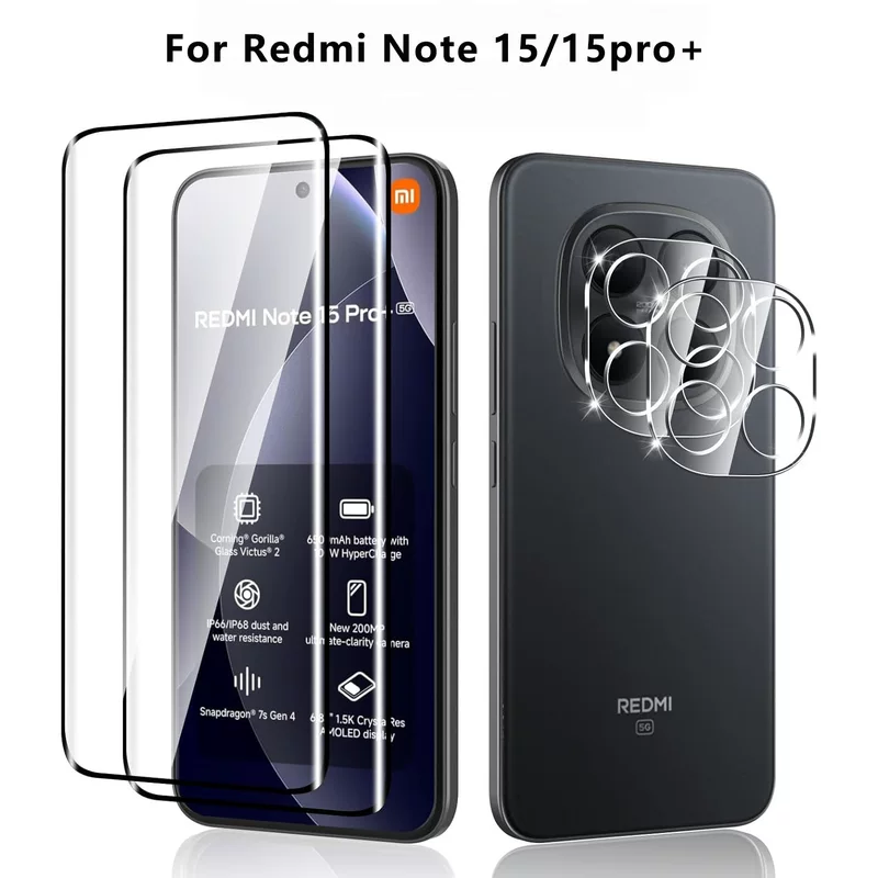 Подходит для Redmi NOTE15pro+ изогнутая полная наклейка защитная пленка Redmi Note15 edge клей HD защитная пленка