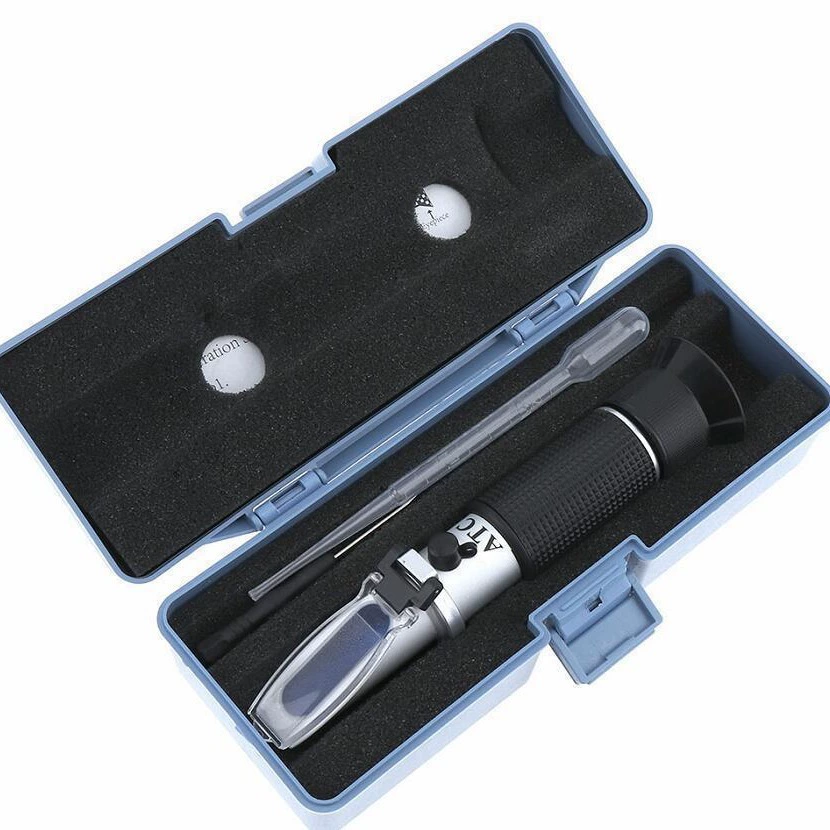 Ручной фруктовый сахаромер Высокая точность цифровой соли сахара сахара измеритель преломления измерения измерения сладости