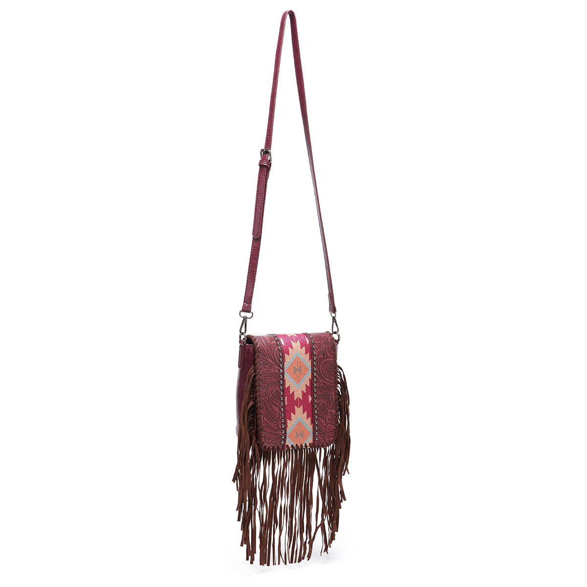 Borse a tracolla per donna Borsa a tracolla in pelle bohémien stampata vintage europea e americana in cotone e lino Borsa da donna alla moda personalizzata_voghion.com