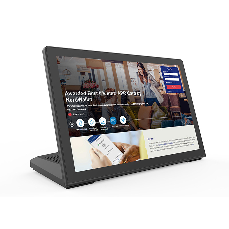 窄边框安卓一体机点餐政务评价器RK3128处理器安卓8.1系统广告机