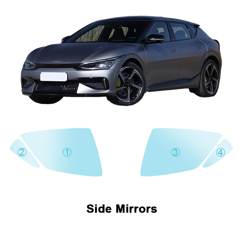 Cross-border special for Kia EV6 GT TPU invisible paint protective film anti-scratch and brightening protective film