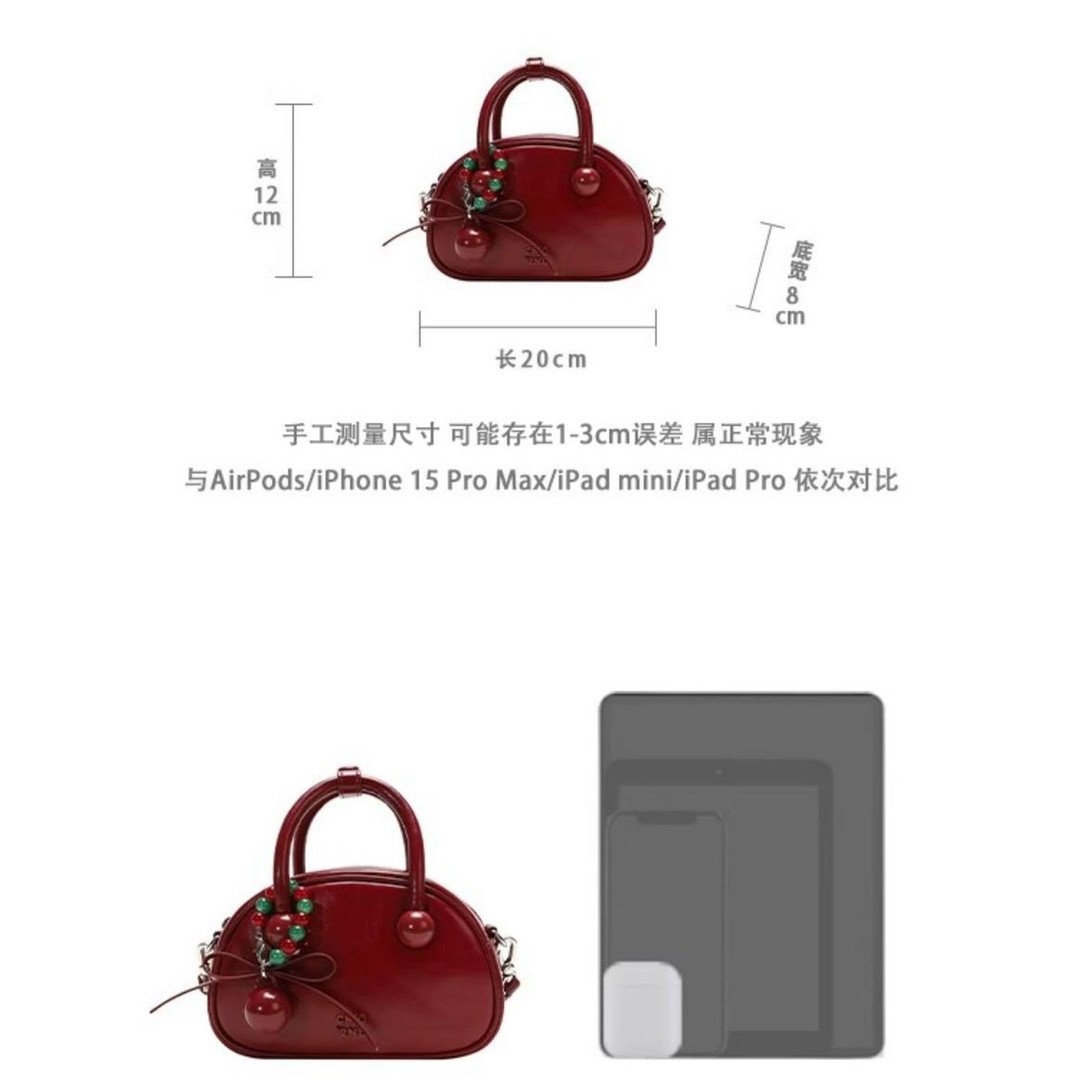 Nanfeng Chio2nd Sweet Date Genuine Leather Pillow Bag - Exquisite Small Women's Wedding Bag, Handbag, Shoulder & Crossbody Bag - Thumbnail 5
