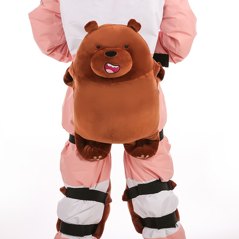 Suministro directo de fábrica equipo de protección de esquí pequeña tortuga almohadilla de la cadera rodillera almohadilla de codo resistente a la caída tortuga oso de peluche de juguete adulto niños