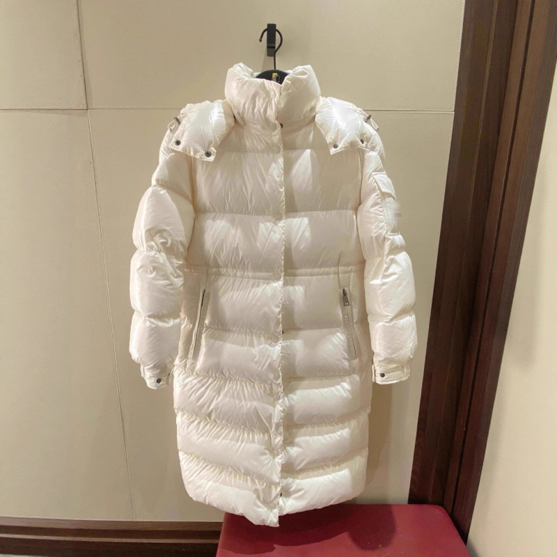 Original Waist-Cinching Design Long down Coat for Women, 81% High down Content, Slim Fit, Over-The-Knee Duck down Coat