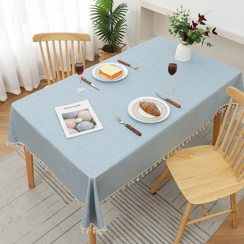 Inswind toal de mesa impermeable a prueba de agua a prueba de aceite mesa de comedor mesa de té sin lavado a prueba de quemaduras toal de mesa limpiable mesa de mesa cuadrada larga redonda