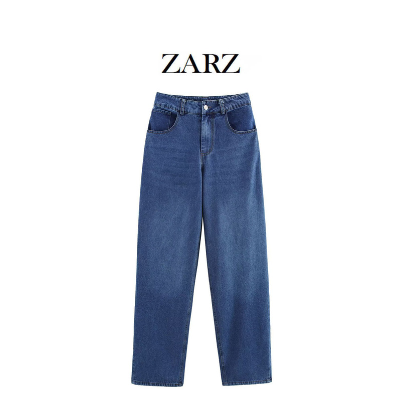 ZARZ Homemade European and American Style New Women's Classic Balloon High Waist Jeans 3777025