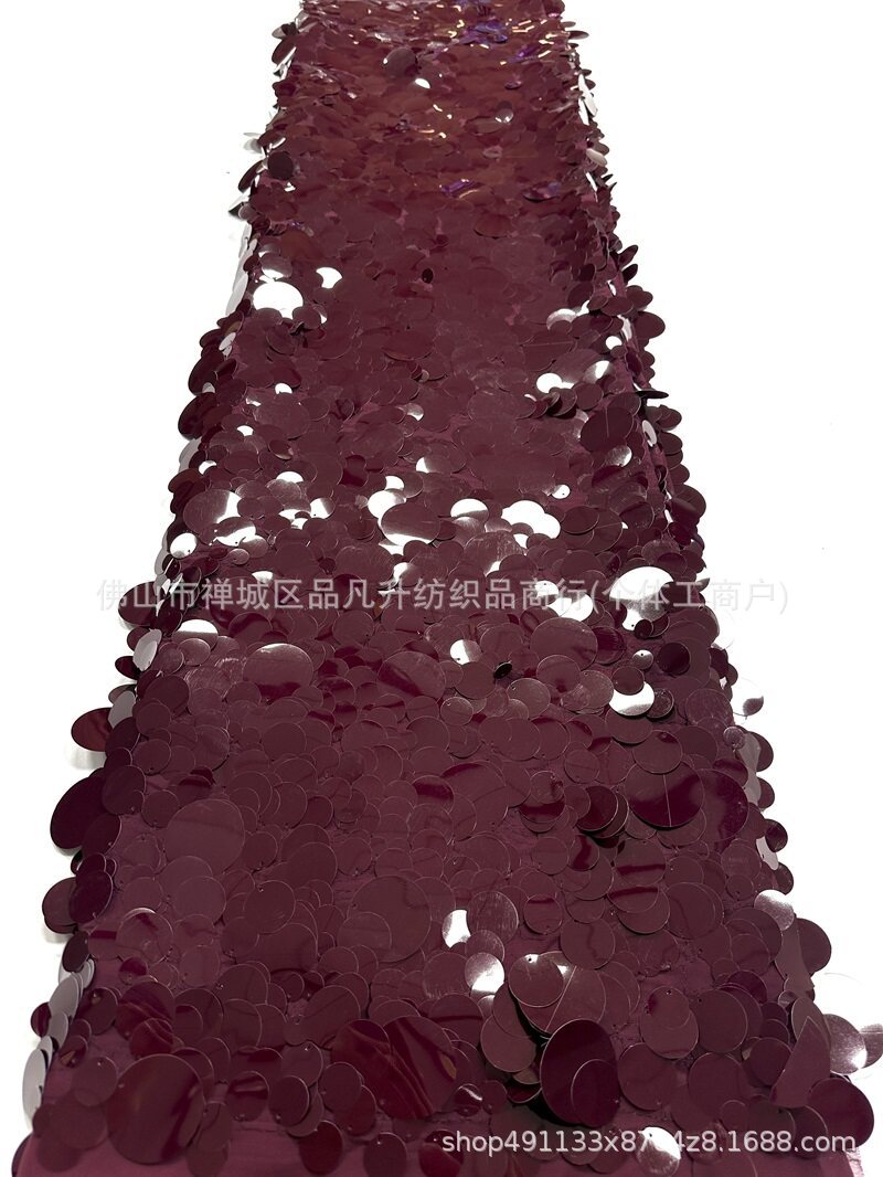Tela de malla de pañuelo redondo superpuesta tridimensional pañuelo de cola de pescado vestido de boda cena vestido de brindis vestido de tela