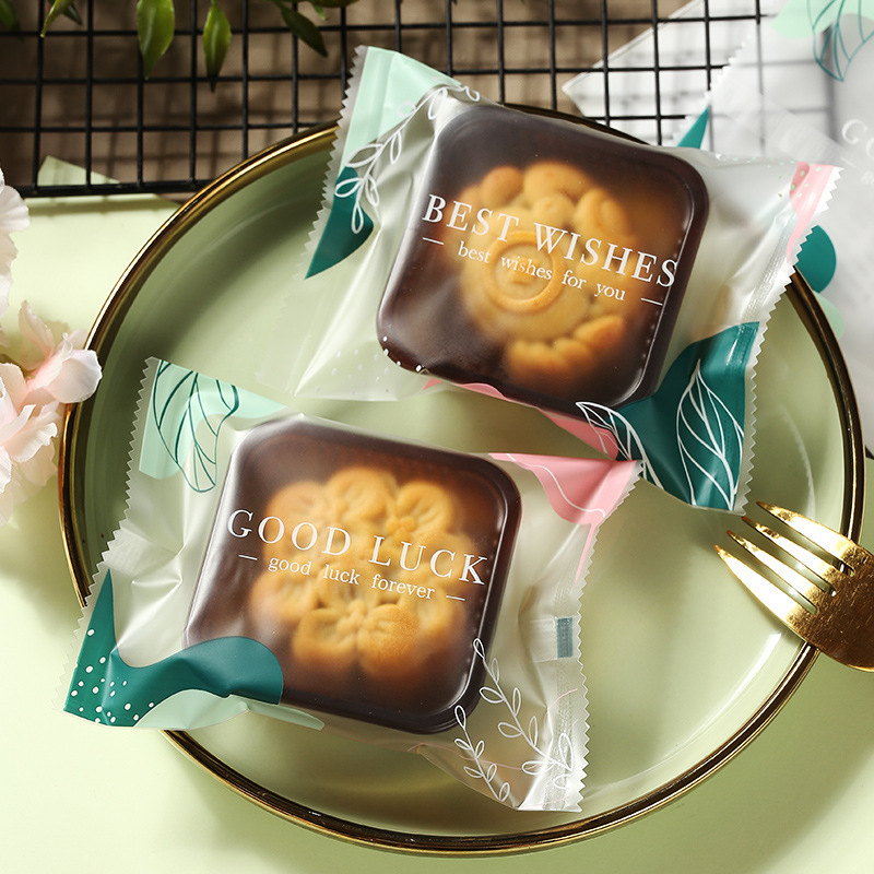 月饼包装袋带托中秋冰皮流心自封袋子2025蛋黄酥机封单独50克75g|undefined
