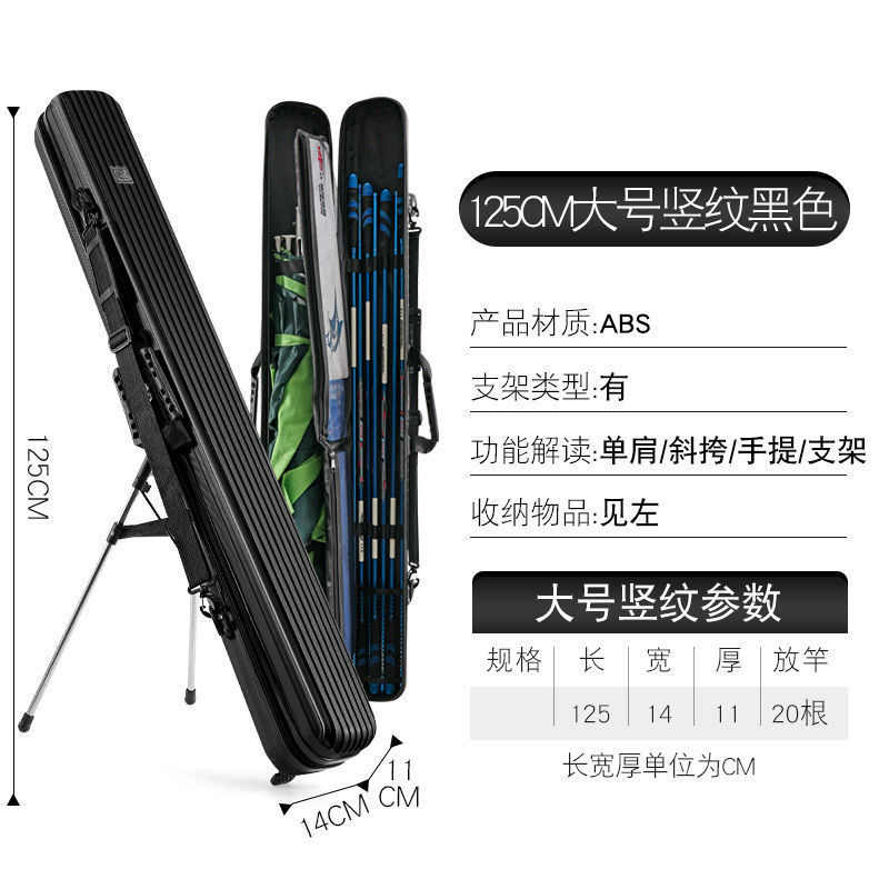 Black large size with stand and compartment