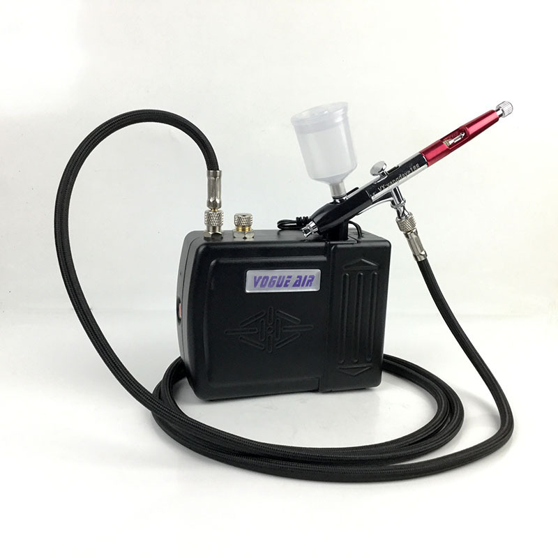 Spray pen model air pump set Spray Pen Tattoo cake pigment spray gun art painting military painting color turtle pump