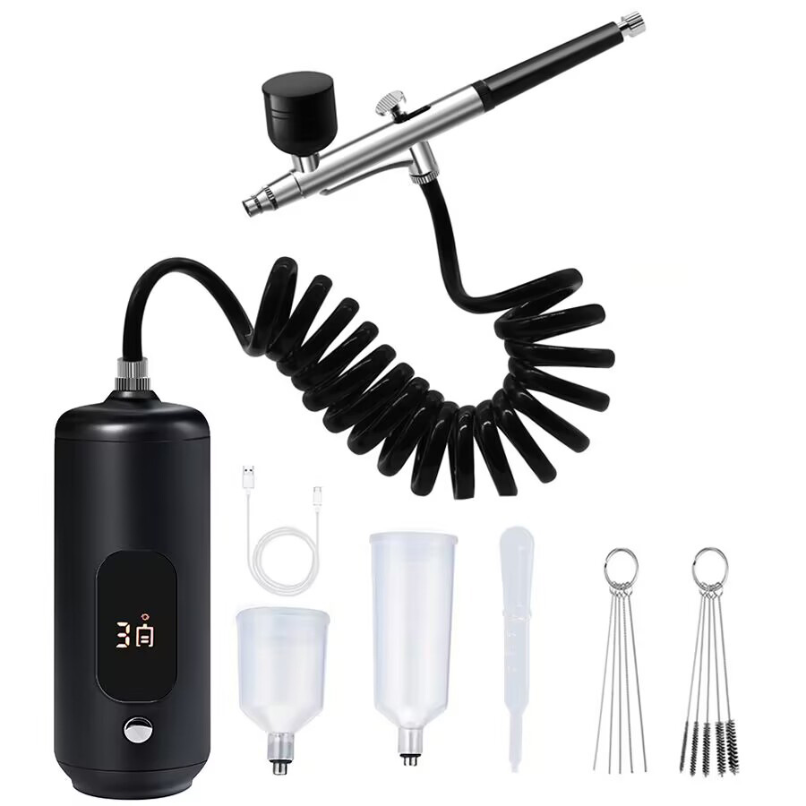 Pantalla de visualización inyector de oxígeno de alta presión nanométrico agua pulverización esencia de pintura introducción pulverización doméstica portátil instrumento de belleza transfronterizo