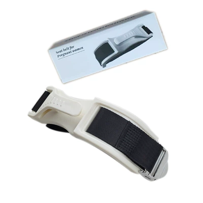 Car Safety Belt for Pregnant Car seat belt - abs-maternity-safety-belt-white