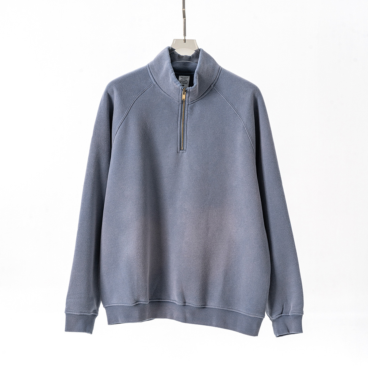 Men's Sweatshirt Half Zip Raglan Sleeve Oversize Sweater Jacket_voghion.com