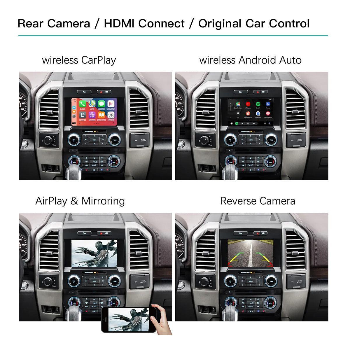 Wireless Carplay Android Auto decoding box for Ford Sync2 system