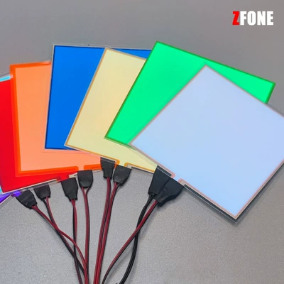 Kəsilə bilən soyuq işıq təbəqəsi, ultra-nazik işıq lövhəsi, USB 3V batareya qutusu