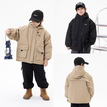 【粉丝专享清仓五折】不退不换男童棉服外套冬季中小童大口袋棉衣