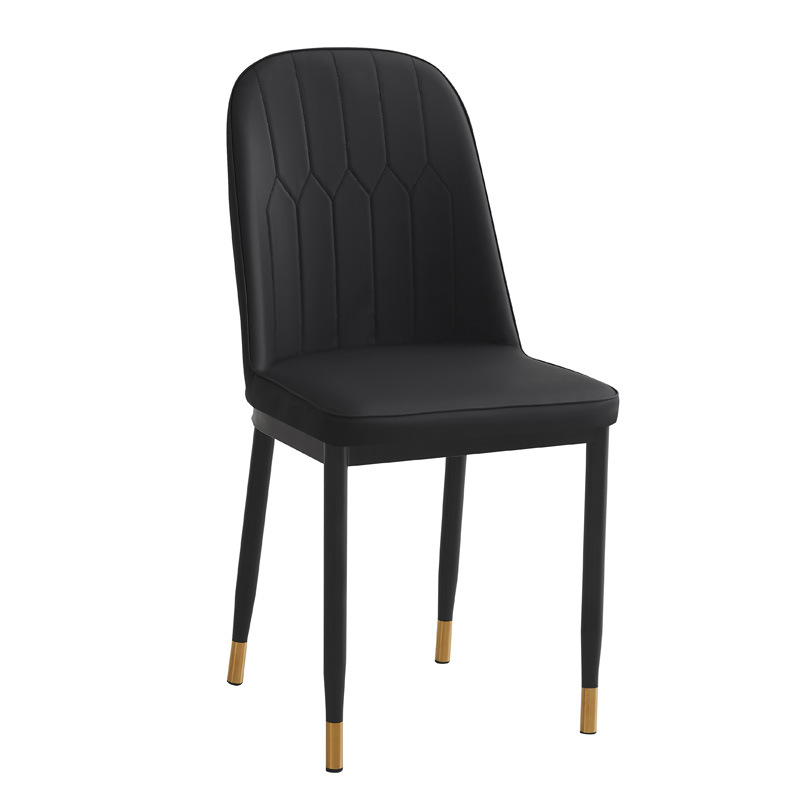 Silla de comedor de lujo ligera, taburetes domésticos, estilo nórdico simple, mesas y sillas de maquillaje en línea, restaurantes de hotel, mesas y sillas de comedor de hierro forjado