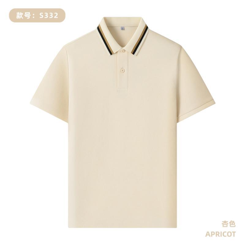260g 40 pcs Solona cuello de cuentas gruesas Polo personalizado logotipo camiseta publicitaria de personal logotipo bordado impresa