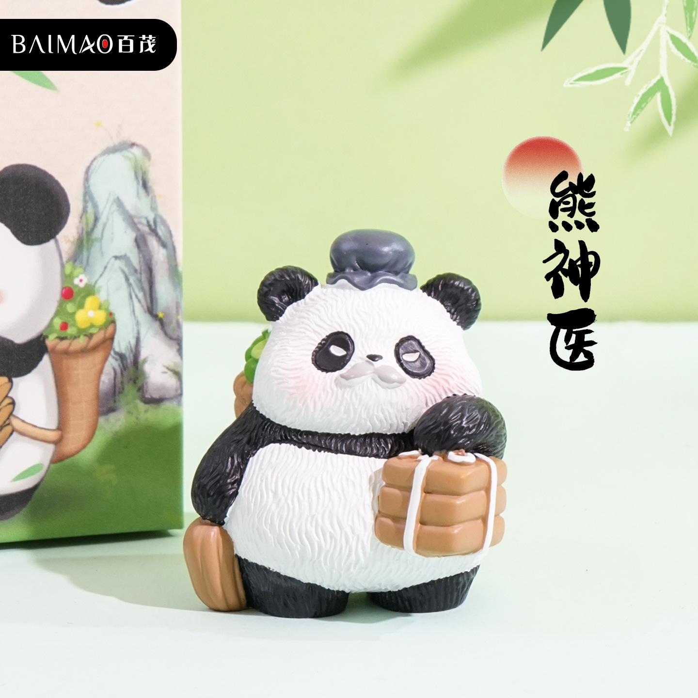 팬더 강호 시리즈 장식품 - 곰 의사