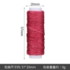 Wax thread purple rose red 103#-12 meters transparent tube