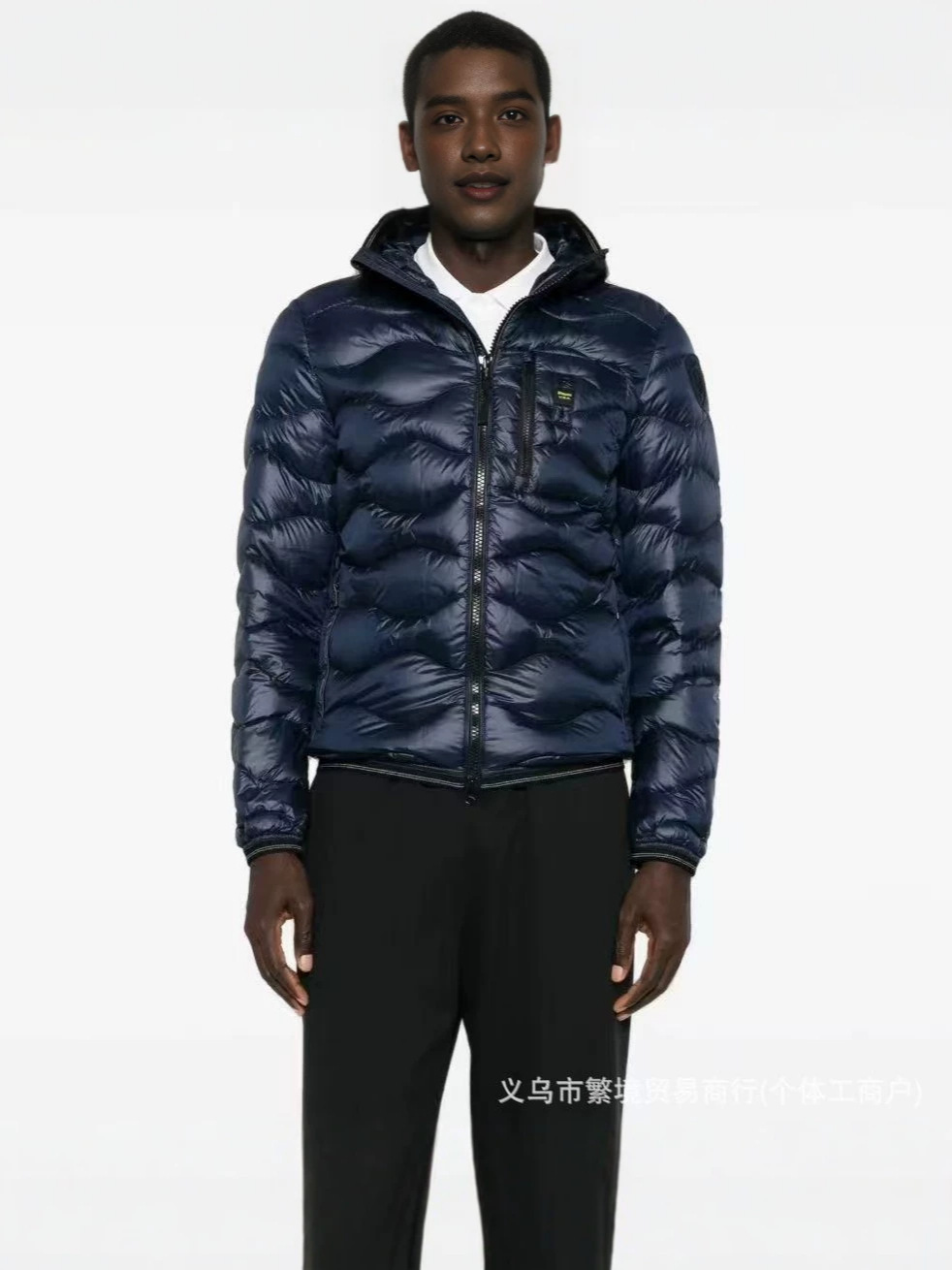 Chaqueta de Plumón con Capucha para Hombre de Poliéster y Plumón de Pato, Impermeable, Cortavientos, Térmico, para Invierno image 6
