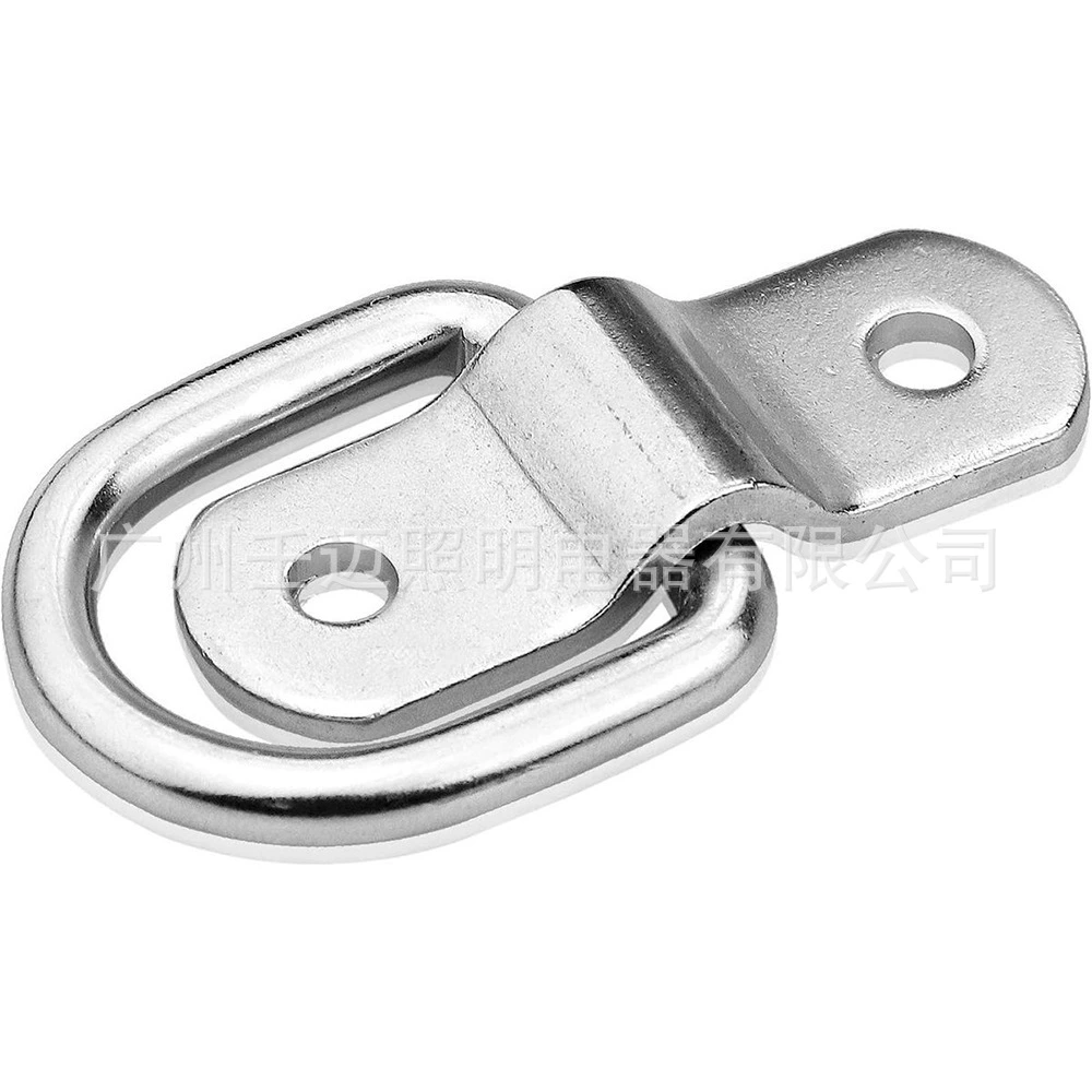 D-образная пряжка с тяговым кольцом автомобильное D-образное кольцо для веревки Пряжка для крепления груза Автомобильная Пряжка для галстука фиксация товаров D-образное тяговое кольцо