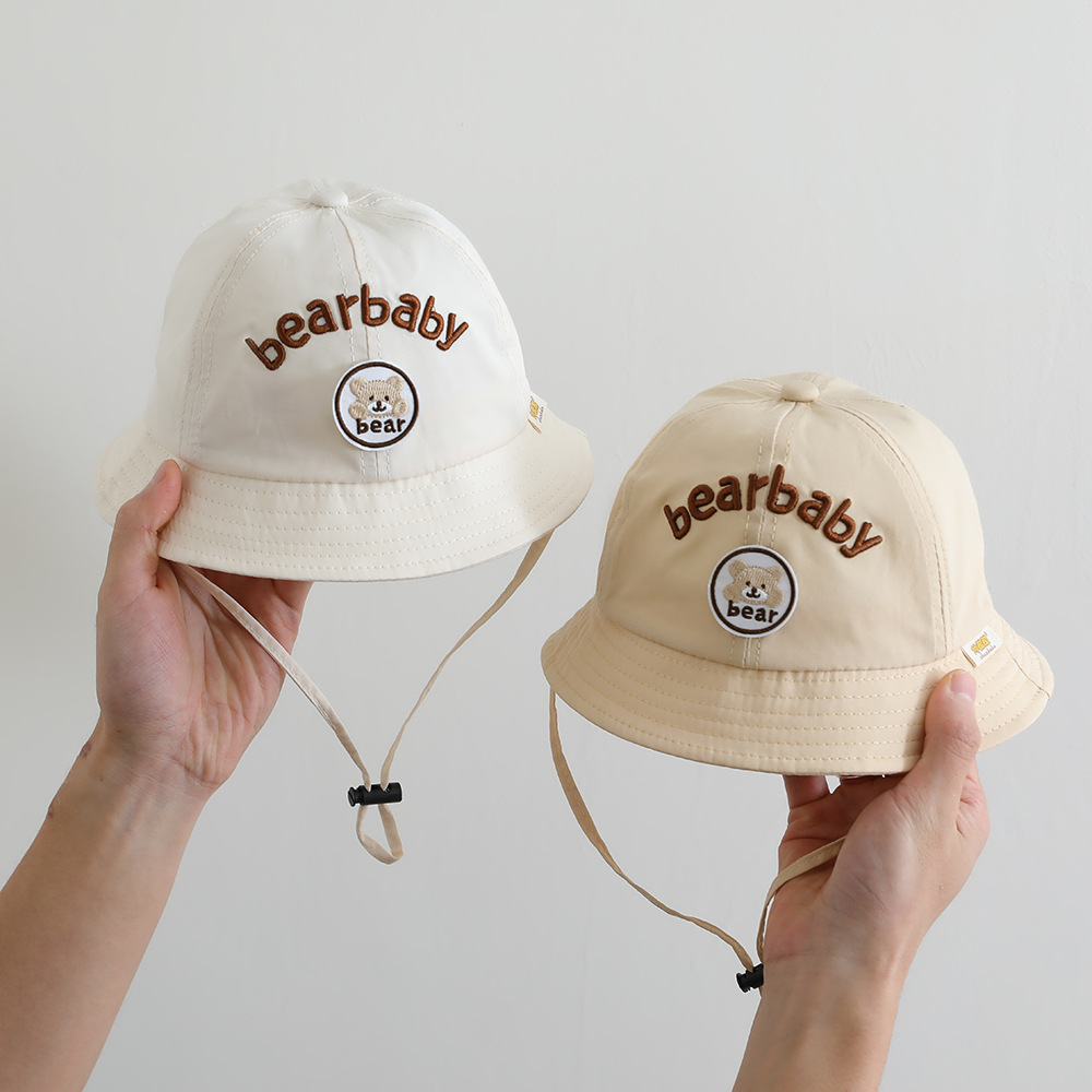 Sombreros para bebés primavera y otoño delgados recién nacidos para hombres y mujeres gorras de pescador bebés lindos super lindos sombreros de protección solar marea de verano