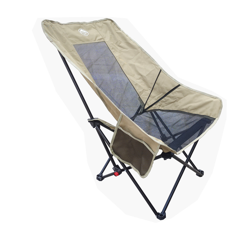 Cable al aire libre Luna Silla de doble uso plegable audaz silla ajustable portátil camping alta espalda transpirable malla superficie cómoda y estable