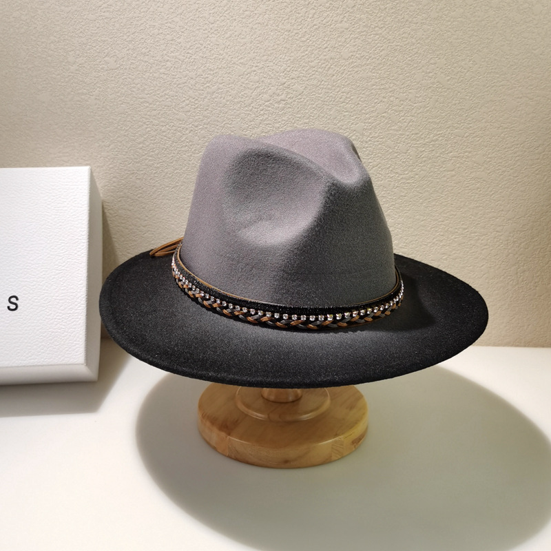 3780g Weight Bucket Hat Hats Type Daily Occasion Women's Ethnic Style Solid Color Big Eaves Bucket Hat