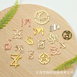 Металлический аксессуар, аксессуары с буквами, с печатью вашего логотипа