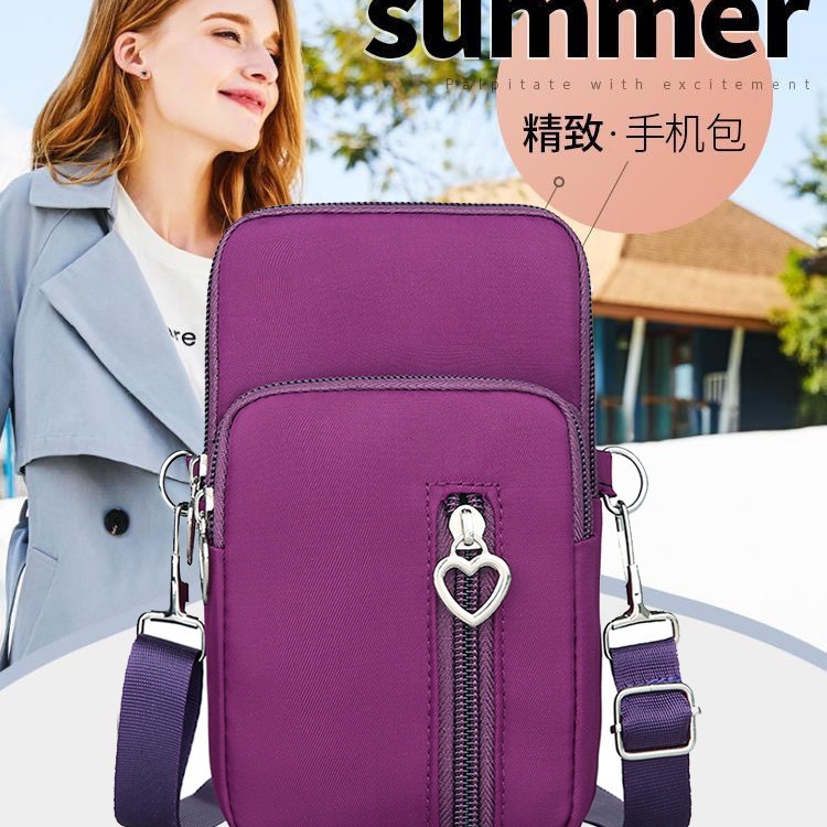 Mobile phone bag women's crossbody bag 2022 new Korean version versatile mini bag mobile phone bag hanging neck coin purse vertical