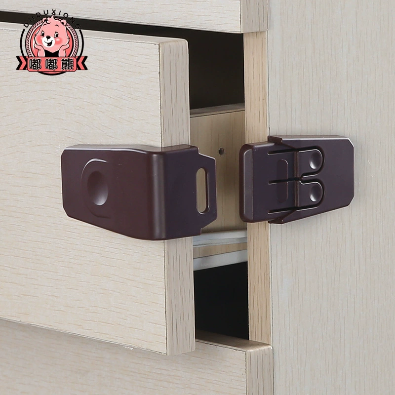 Dudu Bear новый детский замок с защитой от защемления рук Многофункциональный прямоугольный замок для детского ящика замок для безопасности детей