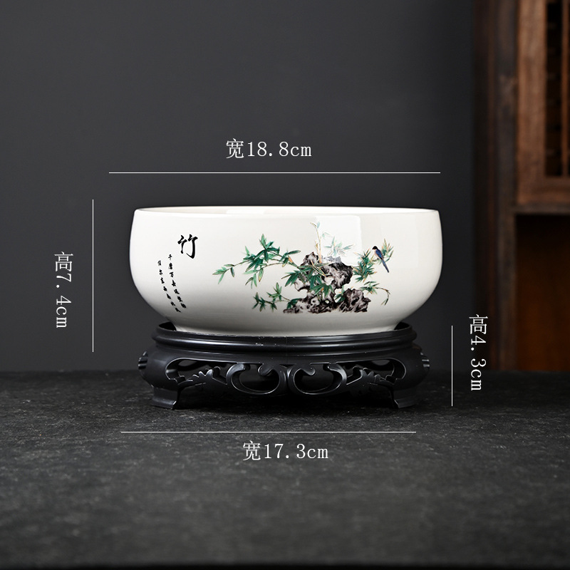 Cuenco de nenúfares, flores de cobre, macetas especiales con paletas, utensilios hidropónicos de cerámica, macetas grandes para el hogar, liquidación al por mayor