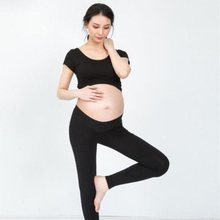 孕妇瑜伽服跑步T恤健身房运动上衣女短袖显瘦露肚脐性感长袖代发