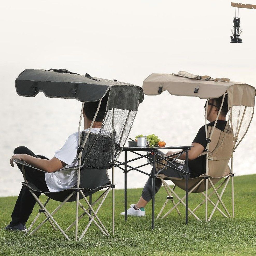 Beach folding handheld backpack for camping