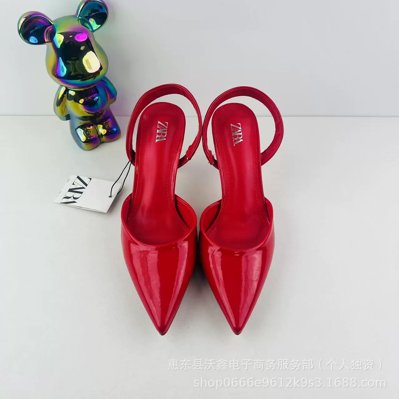 Woxin ZA новые весенние и летние женские туфли красные лакированные кожаные заостренные спинки