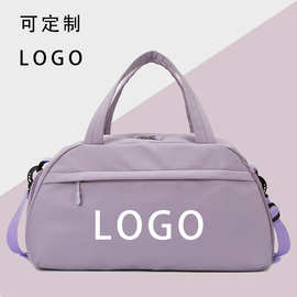 跨境旅行包可定制logo轻便收纳包大容量瑜伽健身包独立鞋仓手提包