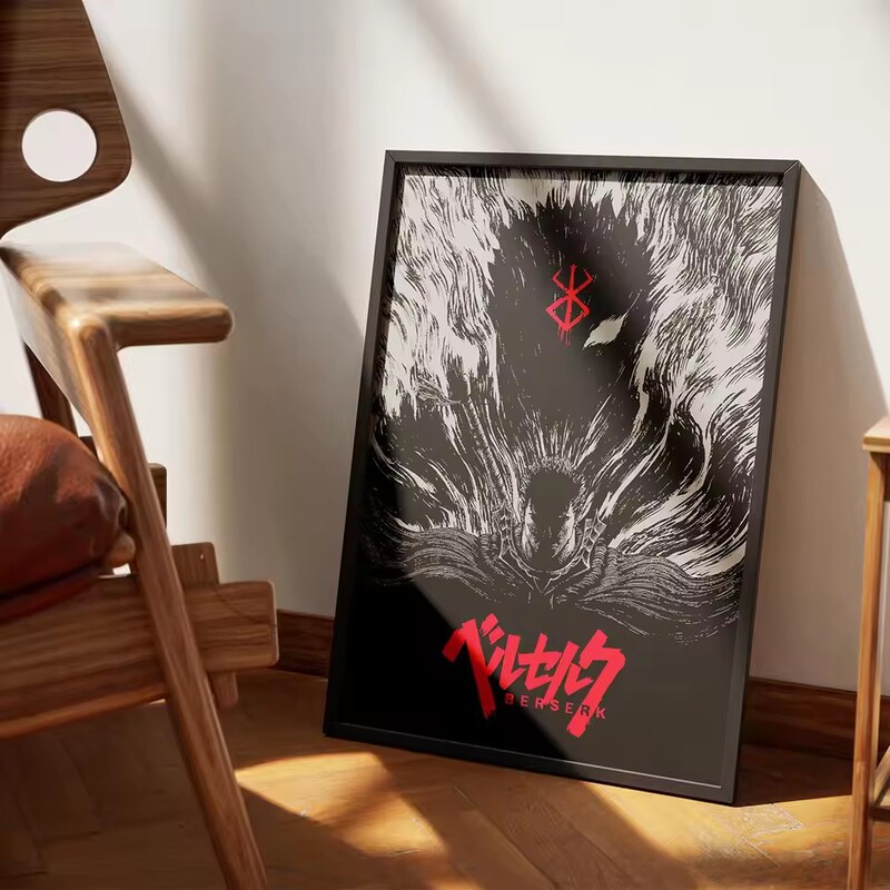 Anime Berserk Print Poster Griffith Canvas Painting DIY Wall Art Home Decoration Japanese Sea