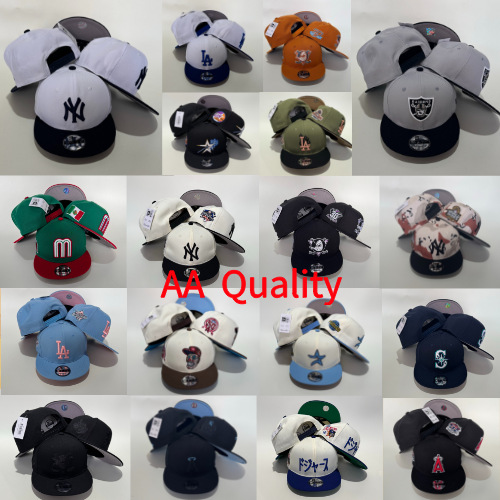 Nuevo éxito de venta de comercio exterior transfronterizo MLB sombrero de béisbol multifuncional hip hop americano sombrero de borde plano ajustable calidad AA