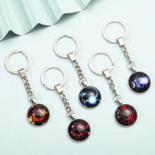 跨境熱銷水晶工藝品 創意設計精美背包鑰匙扣掛飾書包裝飾品掛件