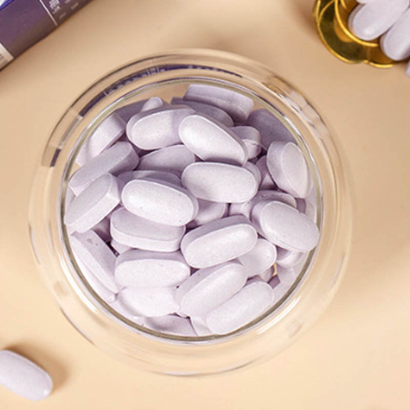 Blackcurrant Blueberry Lutein Esters Tablets Wholesale Vitamin C Children and Teenagers Myopia Chewing Tablets