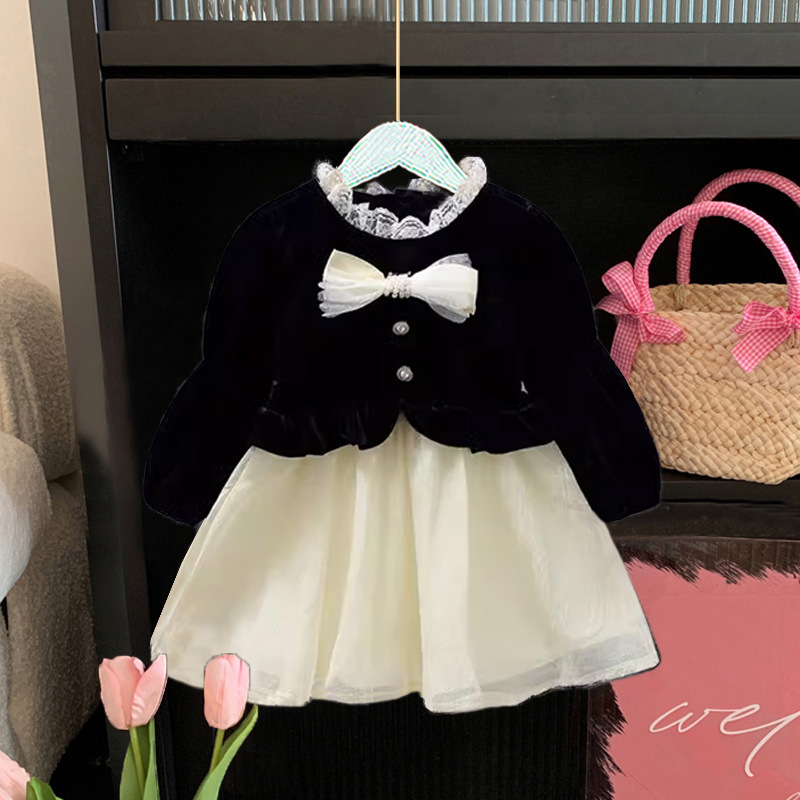 New style dress girls in autumn, trendy trendy. Children's clothing for spring and autumn. Little_voghion.com