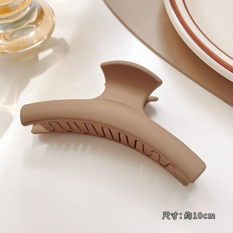 Estilo francés japonés y coreano diadema clip lateral grande cabeza femenina updo pelo headwear elegante clip de pelo simple horquilla de tiburón