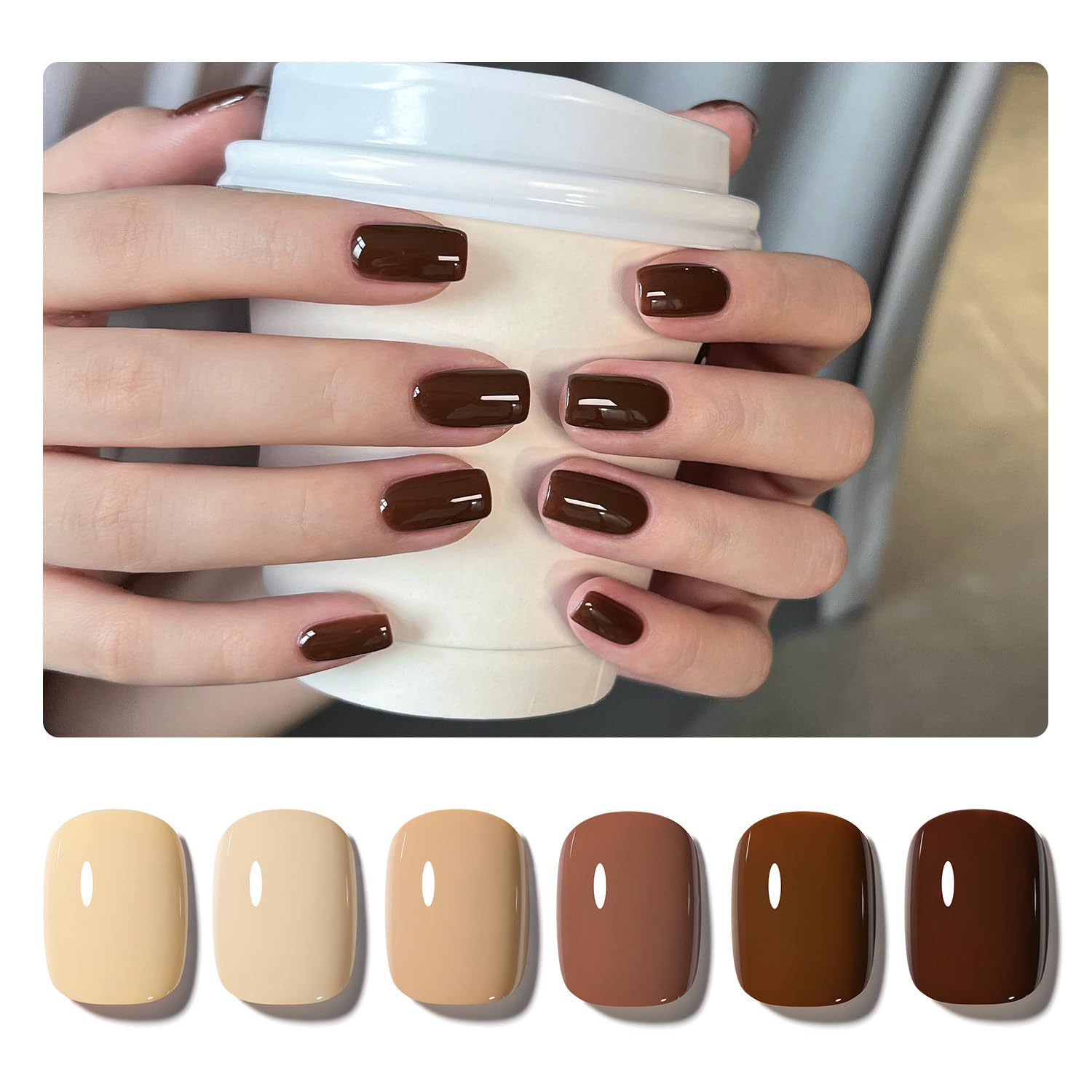 Salón de manicuras de color desnudo de gel de gel de manicuras de manicuras DIY explosión transfronteriza puede ser etiquetado en lugar