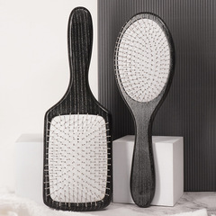 廠家直銷水曲柳保健按摩梳美發造型板梳氣墊按摩梳美發梳子