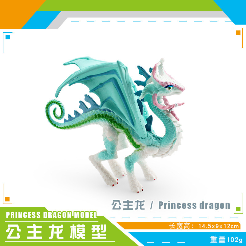Exportación transfronteriza simulación de mitología occidental dragón modelo dragón de hielo dragón de acero fuego águila lobo dragón adornos estáticos de escritorio