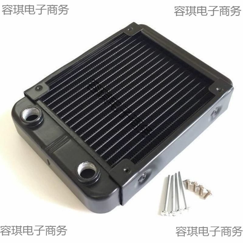 Радиатор водяного охлаждения 120, радиатор водяного охлаждения из чистого алюминия, 18 трубок, прецизионное производство, ноутбук, настольный холодный радиатор, теплообменник