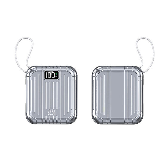Mini lightweight 10000 mA 22.5W super fast charging treasure with cable gift mobile power customized LOGO