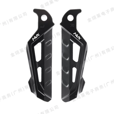 Rear Footrests Nvx155Aerox Aluminum | Motorcycle pedals - jt-21006-nmax155xmax300-modified-pedals-with-nvx-logo-black